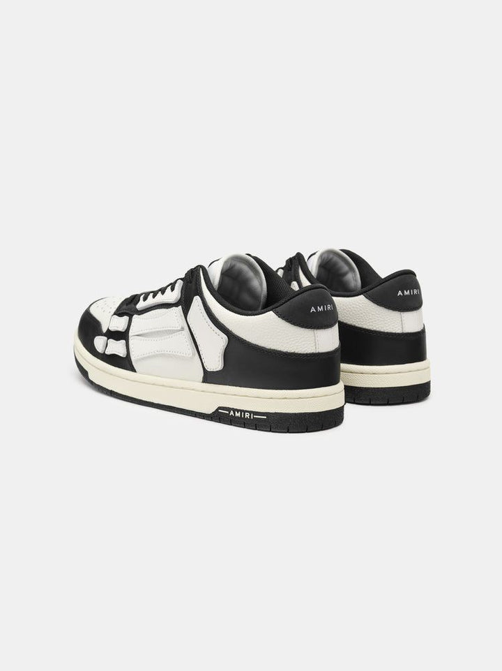 AMIRI Black & White Skel-Top Low