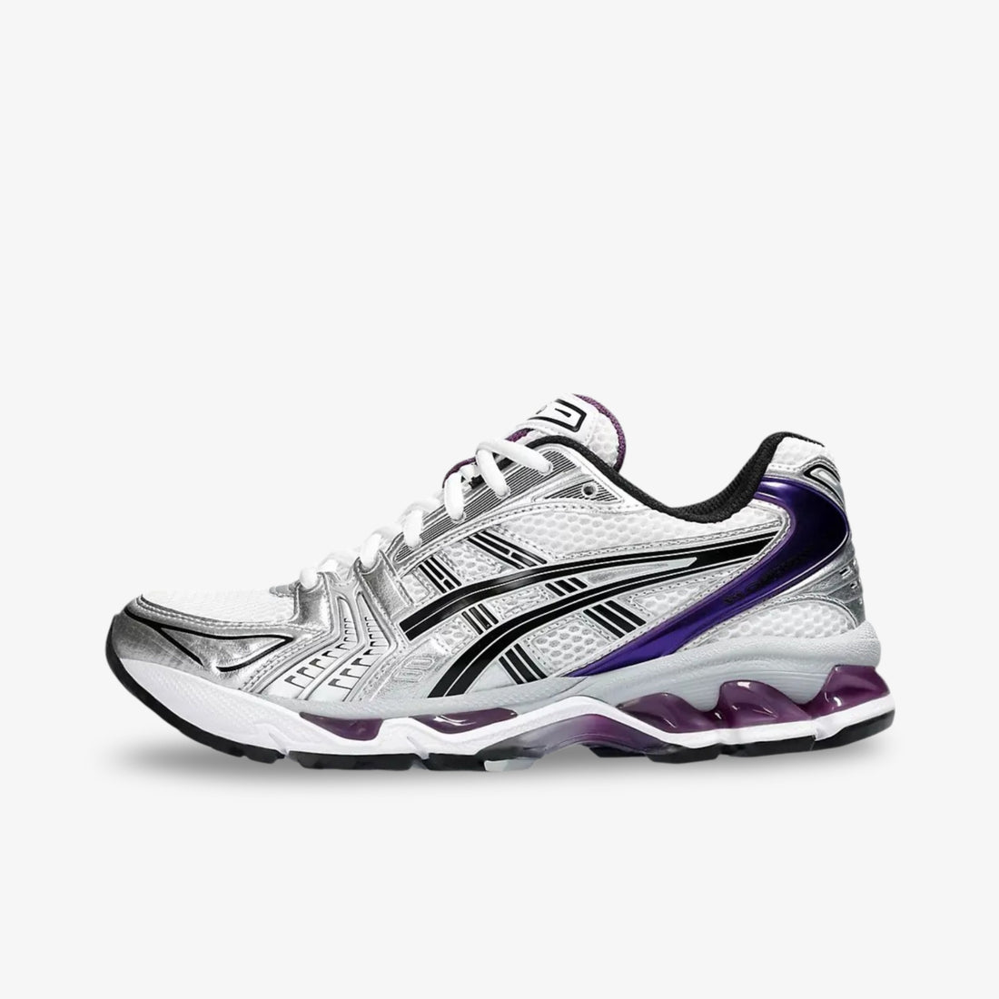 (Women's) ASICS Gel Kayano 14 'White / Dark Grape' (2023) 1202A056-111
